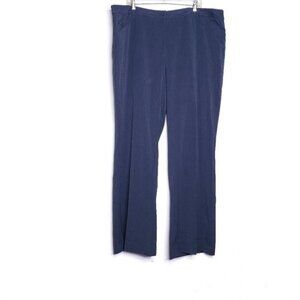 Lane Bryant Gray Houston Trouser Wide Leg Dress Pants Slacks Womens Size 24 Tall